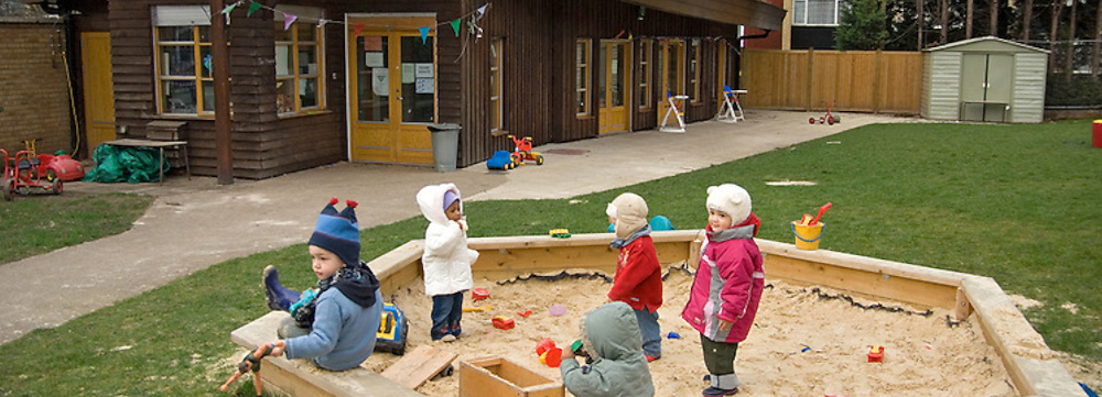 Meanwhile Gardens Play Hut Sandpit